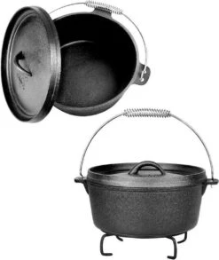 EL Fuego Dutch Oven Set Gietijzer 7-delig 15 EL Fuego Dutch Oven Set Gietijzer 7-delig -Barbecues Winkel 1010x1200