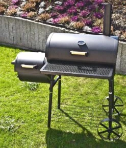 El Fuego Dakota - Barbecue - Smoker - Zwart - Grilloppervlak 66 X 41 Cm - Afmeting 132,5 X 66 X 122 Cm -Barbecues Winkel 1025x1200