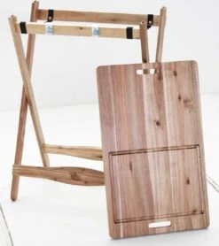 SenS-Line Inklapbare BBQ Bijzettafel - Acacia -Barbecues Winkel 1068x1200