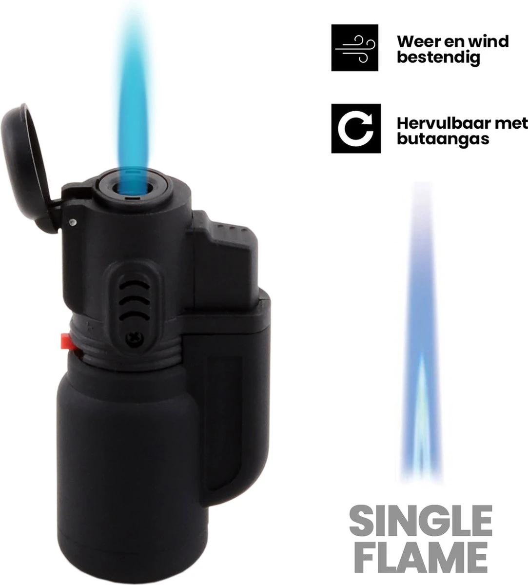 Atomic® Tankboy Aansteker - Stormaansteker - Kaarsen - BBQ - Sigaren 3 Atomic® Tankboy Aansteker - Stormaansteker - Kaarsen - BBQ - Sigaren