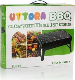 Merkloos Decopatent® Portable Houtskool BBQ - Barbecue - Inklapbaar - Barbecue Houtskool - Tafel Grill - Camping - Strand - Festival - Park -Barbecues Winkel 1130x1200 1