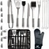 Bbq Accesoires – Bbq Gereedschap – Bbq Set – 22 Delig – RVS