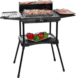 Excellent Electrics Elektrische Barbecue - Grilloppervlak (LxB) 36x24 Cm - 2000W - Zwart -Barbecues Winkel 1171x1200 1