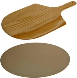 Merkloos Excellent Houseware Pizza-baksteen - Met Pizza-schep -Barbecues Winkel 1179x1200