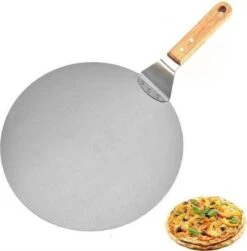 Luxe Pizzaschep Voor Verse Pizza - Extra Groot - RVS 30CM - Grote Pizza Schep Voor Oven Of BBQ Barbecue - Hout Handvat - Pizzaspatel Voor Zelfgemaakte Ovenpizza -Barbecues Winkel 1180x1200