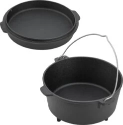 Dutch Oven Enkhuizen Met Deksel Gietijzer Zwart 4,2 L -Barbecues Winkel 1187x1200 1