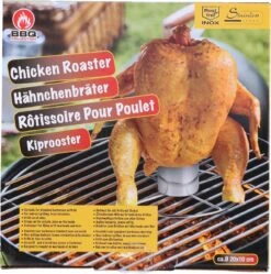 BBQ Collection Kiprooster Voor De Barbecue - Kiphouder - BBQ Kipstandaard - Bierblik Kip -RVS -Barbecues Winkel 1192x1200