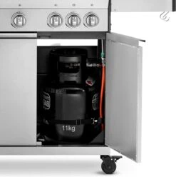 Burnhard Gas BBQ Big FRED Deluxe - 4 Branders - Incl. Keramische Infraroodbrander & Afdekhoes - Deluxe -Barbecues Winkel 1193x1200 3