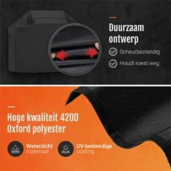 GrillX Barbecue Hoes - 170 X 61 X 117cm - BBQ Hoes Waterdicht - Beschermhoes Inclusief Trekkoord - BBQ Accesoires 11 GrillX Barbecue Hoes - 170 X 61 X 117cm - BBQ Hoes Waterdicht - Beschermhoes Inclusief Trekkoord - BBQ Accesoires -Barbecues Winkel 1198x1200 3