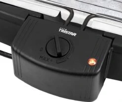 Tristar BQ-2824 Elektrische Barbecue - Tafel BBQ 34,5 X 23 Cm - Regelbare Thermostaat - 2000 Watt - Zwart -Barbecues Winkel 1200x1002