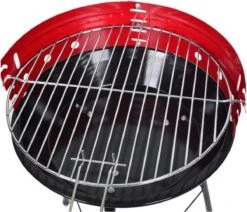 Houtskoolbarbecue Ø33 Cm | Verstelbare Grill BBQ | Halfopen | Zwart / Rood 18 Houtskoolbarbecue Ø33 Cm | Verstelbare Grill BBQ | Halfopen | Zwart / Rood -Barbecues Winkel 1200x1028 3