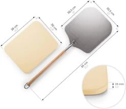 Blumtal - Pizzasteen Met XL Pizza Schep - Professionele Pizza Set - Cordieriet Pizza Stone -Barbecues Winkel 1200x1039 3