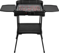 Princess 112250 Elektrische BBQ Met Zijplanken - BBQ - 40x25cm - Met En Zonder Statief Te Gebruiken - Met Zijplankjes - Ook Te Gebruiken Als Tafelgrill - 2200W -Barbecues Winkel 1200x1065 1