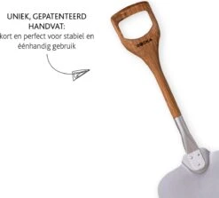 Boska Pizzaschep Barbecue - Kort Handvat - Stabiel - Aluminium - Eikenhout - BBQ Accessoires -Barbecues Winkel 1200x1084