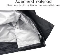 BBQ Beschermhoes - Voor Kamado - Universeel - Tot 23 Inch - Zwart -Barbecues Winkel 1200x1100