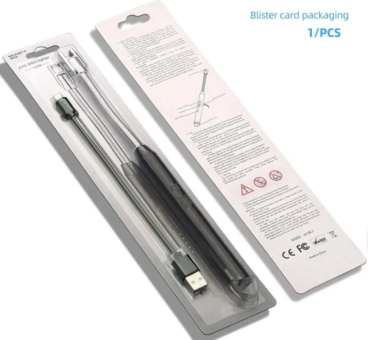 Le Cose USBurn-BBQ Aansteker-oplaadbare Aansteker Met Usb Kabel-Elektrische Plasma Aansteker-windbestendig En Buigzaam-zwart-USB-Lange Flexibele Aansteker 6 Le Cose USBurn-BBQ Aansteker-oplaadbare Aansteker Met Usb Kabel-Elektrische Plasma Aansteker-windbestendig En Buigzaam-zwart-USB-Lange Flexibele Aansteker - Afbeelding 4