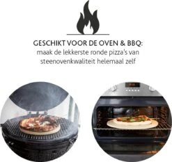Boska Pizzasteen Deluxe - Voor Oven & BBQ - Knapperige Pizza's - Ø 29.5 Cm - BBQ Accessoires 23 Boska Pizzasteen Deluxe - Voor Oven & BBQ - Knapperige Pizza's - Ø 29.5 Cm - BBQ Accessoires -Barbecues Winkel 1200x1131 1