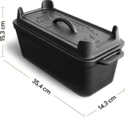 Burnhard Gietijzeren Broodpan 3,5 L - Broodbakvorm 18 Burnhard Gietijzeren Broodpan 3,5 L - Broodbakvorm -Barbecues Winkel 1200x1136 2