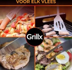 GrillX Barbecue Gereedschap Set - 19-delig - Inclusief Luxe Draagtas - BBQ Accesoires - Gereedschapset -Barbecues Winkel 1200x1161