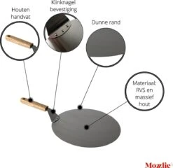 Pizzaschep 30 Cm Voor Oven Of BBQ - Rond - RVS - Met Houten Handvat 7 Pizzaschep 30 Cm Voor Oven Of BBQ - Rond - RVS - Met Houten Handvat -Barbecues Winkel 1200x1168