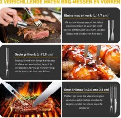 Saveur Royal® 35-delige Barbecue Gereedschapset In Roestvrij Staal - BBQ Grill Set Met Draagtas - Barbecuegerei-sets - Barbecue Accessoires Gereedschap - 35-delig -Barbecues Winkel 1200x1170 1