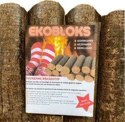 Ekobloks Hardhout Briketten 10 KG - Openhaard- Allesbrander- Kachel- Haardblokken - Hoog Rendement - Extra Lange Brandduur - Duurzaam - CO2 Neutraal - Meer Warmte - Gezondere Lucht - Minder Afval - Goedkope Brandstof - Mooie Vlammen - Puur Natuur -Barbecues Winkel 1200x1172