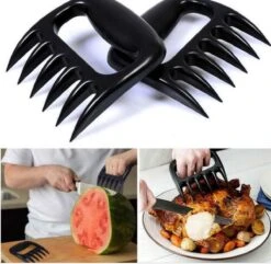 Merkloos Meat Claws - Vleesklauwen - Messen - Barbecue Kookgerei – BBQ Accessoires – Barbeque Accesoires - Kookgerei - 2 Stuks -Barbecues Winkel 1200x1173
