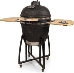 Patton - Kamado 21" - Premium Black - Keramische Barbecue - Incl. Bluetooth Kerntemperatuurmeter - LED Verlichting - Large - Compleet - Zwart -Barbecues Winkel 1200x1184 4