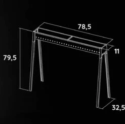 Spiedini Saté-bbq Bali 80 - Saté Houtskoolbarbecue Met Horizontaal Rooster - 80 Cm Lang, 11 Cm Breed - Materiaal: Gealuminiseerd Ijzer -Barbecues Winkel 1200x1185 2
