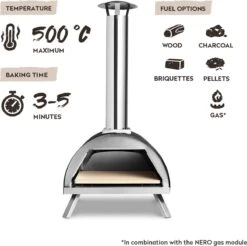 Burnhard Pizzaoven Voor Buiten - Nero -Barbecues Winkel 1200x1197 9
