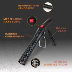 Master Knives BBQ Aansteker Electrisch - BBQ Accesoires - Zwarte BBQ Starter - Looftlighter 12 Master Knives BBQ Aansteker Electrisch - BBQ Accesoires - Zwarte BBQ Starter - Looftlighter -Barbecues Winkel 1200x1199 6