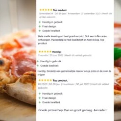 Nowad Pizzaschep RVS Rond Voor BBQ En Oven - 30,5 Cm - Pizzaspatel - Taartschep - Houten Handvat - Ophangbaar - Rond - Vaatwasbestendig - Keukenaccessoires -Barbecues Winkel 1200x1200 101