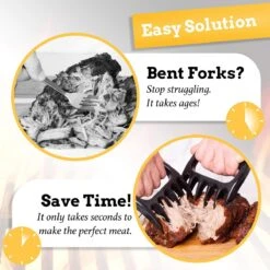 Mountain Grillers Claws-High Quality Meat Claws For American BBQ Pulled Pork-Plastic Meat Claws For Slicing-Vaatwasser Safe Bear Claws Gift Idee -Barbecues Winkel 1200x1200 130