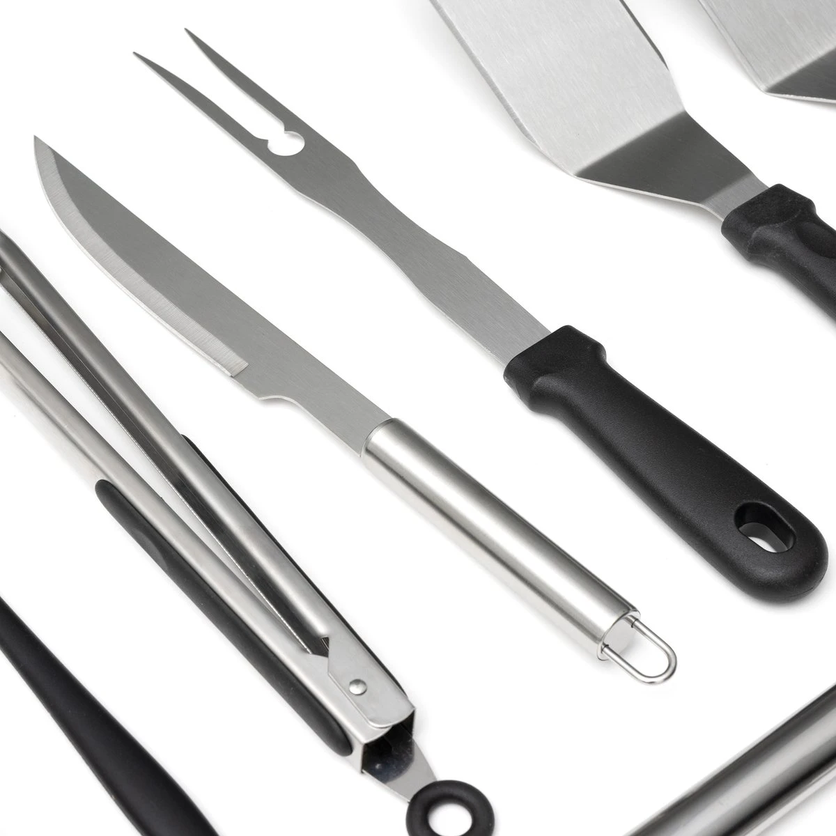 BBQ Gereedschapset - Opbergtas - BBQ Accessoires - BBQ Tang - BBQ Set - BBQ Borstel - BBQ Gereedschap - Roestvrij Staal 6 BBQ Gereedschapset - Opbergtas - BBQ Accessoires - BBQ Tang - BBQ Set - BBQ Borstel - BBQ Gereedschap - Roestvrij Staal - Afbeelding 4