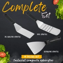 BBQ Gereedschapset - Opbergtas - BBQ Accessoires - BBQ Tang - BBQ Set - BBQ Borstel - BBQ Gereedschap - Roestvrij Staal 16 BBQ Gereedschapset - Opbergtas - BBQ Accessoires - BBQ Tang - BBQ Set - BBQ Borstel - BBQ Gereedschap - Roestvrij Staal -Barbecues Winkel 1200x1200 140