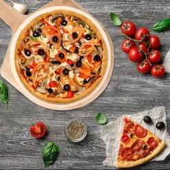 MaxxHome Pizzasteen - BBQ Steen - Maximum Te Verhitten Tot 600 Graden - ⌀33 - Incl. Houten Schep 13 MaxxHome Pizzasteen - BBQ Steen - Maximum Te Verhitten Tot 600 Graden - ⌀33 - Incl. Houten Schep -Barbecues Winkel 1200x1200 207