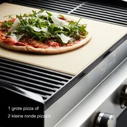 Barbecook BBQ Pizzaplaat - Pizzasteen - Voor Barbecue - Rechthoekig - 43 X 35 Cm -Barbecues Winkel 1200x1200 232
