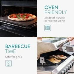 Navaris Pizzasteen XL Voor Oven En Barbecue - Rechthoekige Pizzaplaat 38 X 30 Cm - Inclusief Receptenboek - Keramisch Geglazuurd - Zwart 17 Navaris Pizzasteen XL Voor Oven En Barbecue - Rechthoekige Pizzaplaat 38 X 30 Cm - Inclusief Receptenboek - Keramisch Geglazuurd - Zwart -Barbecues Winkel 1200x1200 235