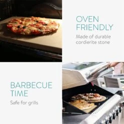 Navaris Pizzasteen XL Voor Oven En Barbecue - Rechthoekige Pizzaplaat 38 X 30 Cm - Inclusief Receptenboek - Keramisch Geglazuurd - Zwart 27 Navaris Pizzasteen XL Voor Oven En Barbecue - Rechthoekige Pizzaplaat 38 X 30 Cm - Inclusief Receptenboek - Keramisch Geglazuurd - Zwart -Barbecues Winkel 1200x1200 238