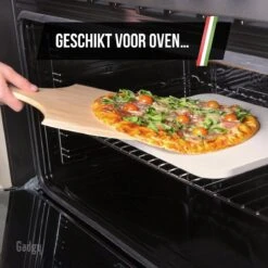 Gadgy Pizzasteen Met Pizzaschep – Cordieriet Voor Knapperige Pizzabodem – Pizzasteen Voor BBQ, Oven Of Kamado - Pizzaspatel - Pizza Set -Barbecues Winkel 1200x1200 262