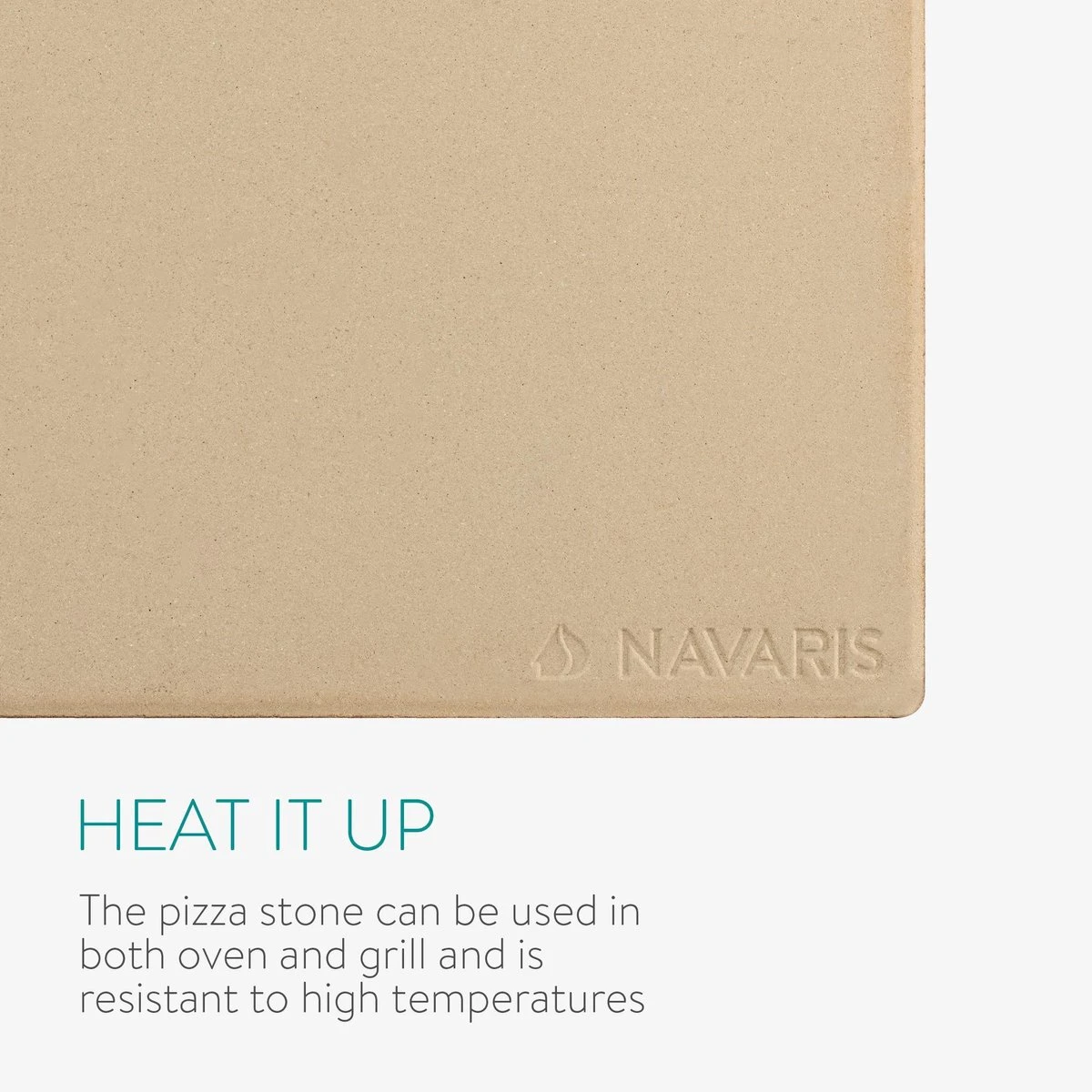 Navaris Pizzasteen XL Voor Oven En Barbecue - Rechthoekige Pizzaplaat 38 X 30 Cm - Inclusief Pizzaschep Met Extra Lang Handvat En Receptenboek 9 Navaris Pizzasteen XL Voor Oven En Barbecue - Rechthoekige Pizzaplaat 38 X 30 Cm - Inclusief Pizzaschep Met Extra Lang Handvat En Receptenboek - Afbeelding 7