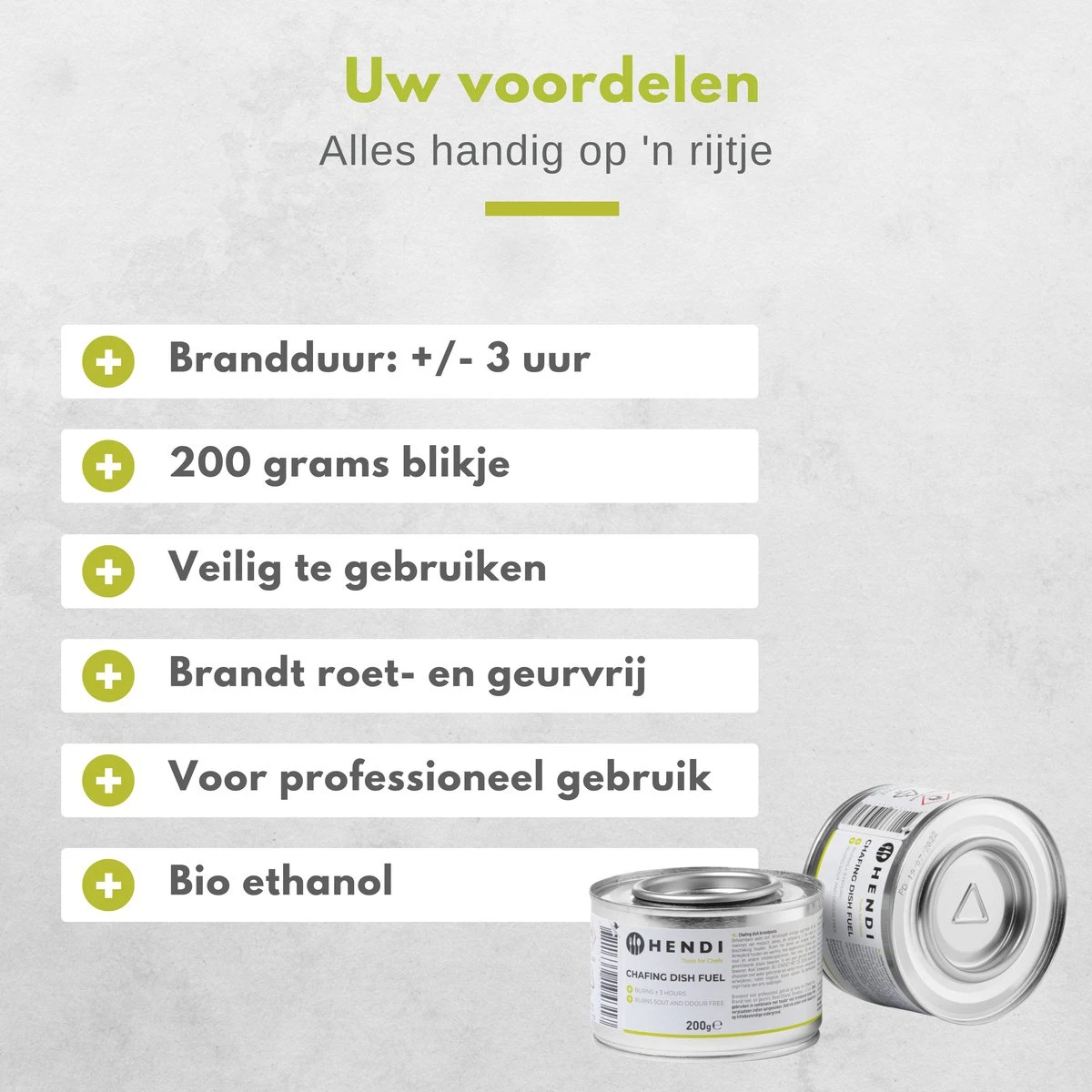 Hendi Brandpasta Voor Chafing Dish - Brandgel 200g - ( 6 Stuks ) 6 Hendi Brandpasta Voor Chafing Dish - Brandgel 200g - ( 6 Stuks ) - Afbeelding 4