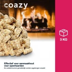 Aanmaakkrullen Voor BBQ Of Kachel | 3kg ECO FSC Gecertificeerd Aanmaakhout Barbecue - Biologisch En Duurzaam Aanmaakwokkels - Houtwol Wokkels - Barbeque Aansteker - Aanmaakblokjes - Accessoires - Ongeveer 240 Krullen -Barbecues Winkel 1200x1200 30
