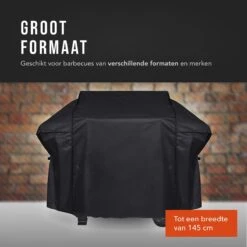 Merkloos BBQ Accesoires - BBQ Hoes - BBQ Hoes Waterdicht - Hoes - Hoes BBQ - UV- En Waterdicht - 145 X 61 X 117 Cm -Barbecues Winkel 1200x1200 370