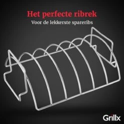 GrillX Sparerib Rek BBQ - Rib Rack Houder - Barbecue Spareribs Rek - BBQ Accesoires 13 GrillX Sparerib Rek BBQ - Rib Rack Houder - Barbecue Spareribs Rek - BBQ Accesoires -Barbecues Winkel 1200x1200 391