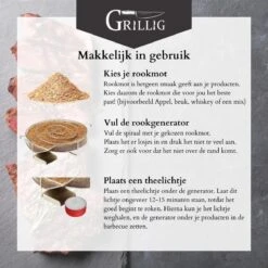 Grillig - Koud Rookgenerator - Cold Smoke Generator - Voor Het Koud Roken Van Vlees - Vis - Kaas - Noten -Barbecues Winkel 1200x1200 416