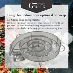 Grillig - Koud Rookgenerator - Cold Smoke Generator - Voor Het Koud Roken Van Vlees - Vis - Kaas - Noten -Barbecues Winkel 1200x1200 418