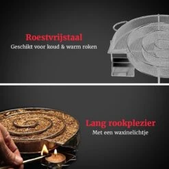 GrillX Cold Smoke Generator Met 1KG Kersen Rookmot - 6 Liter - Smokerbox - RVS Rookbox - Rookgenerator - Koud Roken - BBQ Accesoires -Barbecues Winkel 1200x1200 425