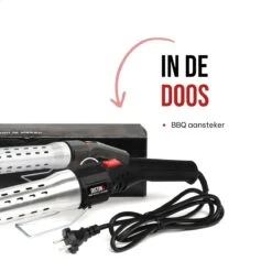 DistinQ BBQ Lighter Aansteker - Elektrische Barbecue Looftlighter Houtskool Starter Voor Barbecue, Grill En Open Haard - 2000 Watt -Barbecues Winkel 1200x1200 451