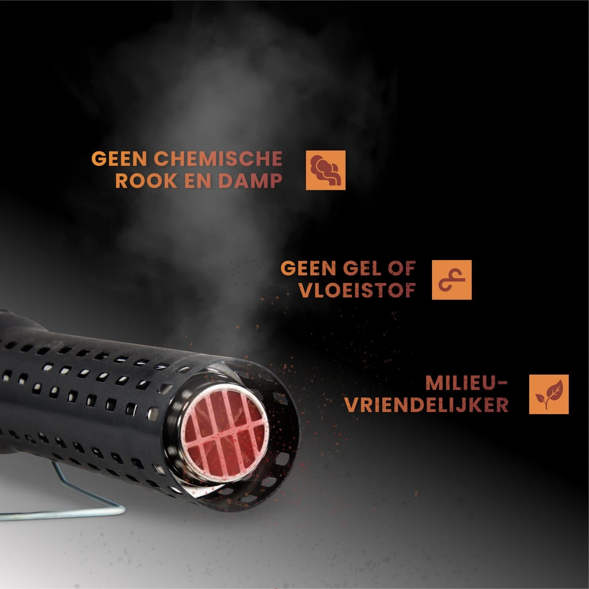 Master Knives BBQ Aansteker Electrisch - BBQ Accesoires - Zwarte BBQ Starter - Looftlighter 8 Master Knives BBQ Aansteker Electrisch - BBQ Accesoires - Zwarte BBQ Starter - Looftlighter - Afbeelding 6